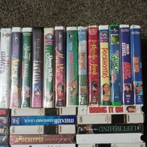 Cleaning out my closet.dosney movies and more.All 60.00